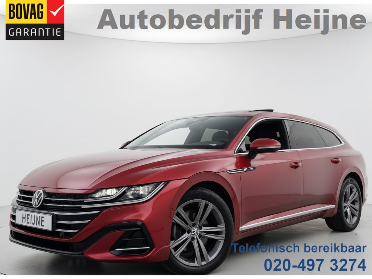 Volkswagen Arteon Shooting Brake - eHYBRID 218PK DSG R-LINE BUSINESS+ TREKHAAK/CAMERA/PANORAMADAK - AutoWereld.nl