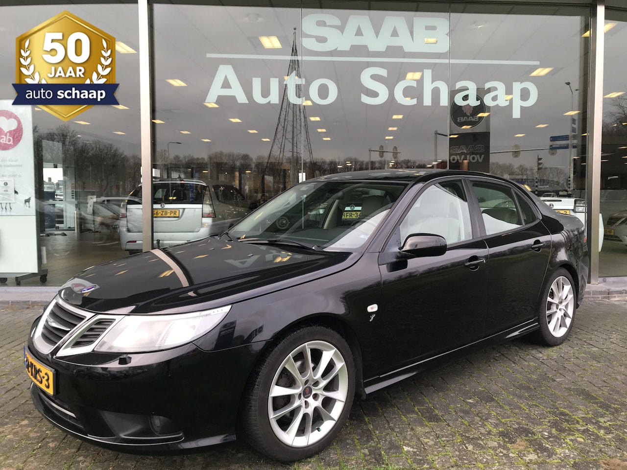 Saab 9-3 - Sedan 1.8t Vector | Rijklaar incl garantie | Premium leder Hirsch 195 Navigatie Trekhaak - AutoWereld.nl