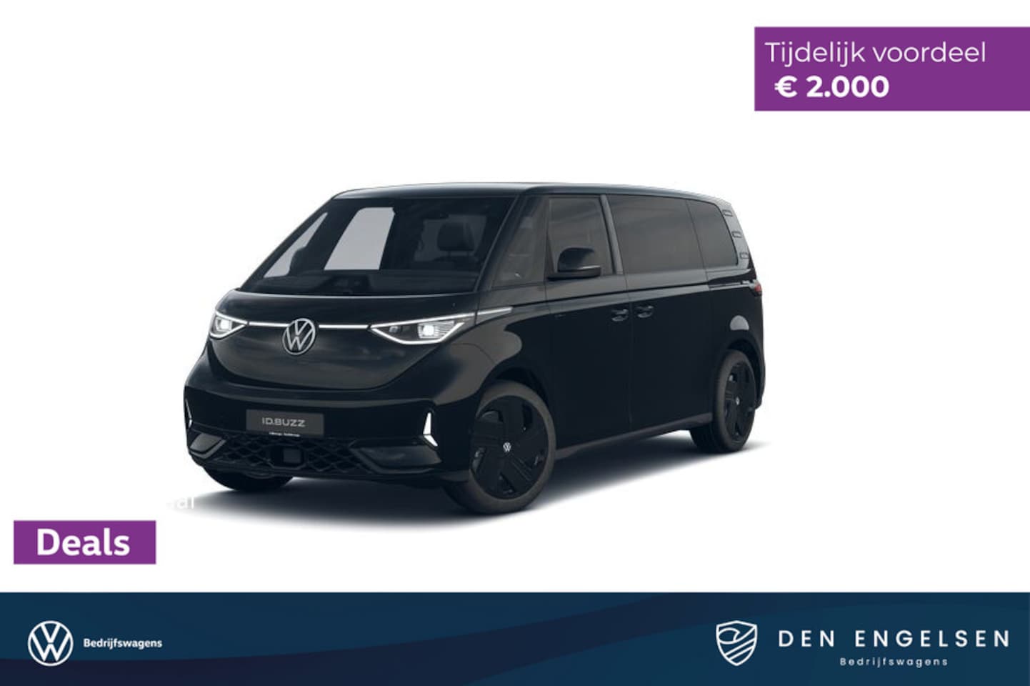 Volkswagen ID. Buzz - GTX Limited Edition 340 pk 4-Motion LWB, 7-peroons, Panoramadak, Navigatie, 21" LM Velgen, - AutoWereld.nl