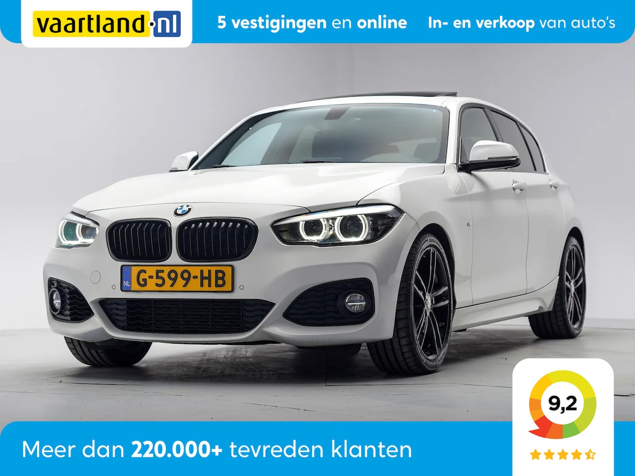 BMW 1-serie - 118i Edition M Sport Shadow High Executive [ Schuifdak Leer Navi] - AutoWereld.nl