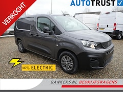 Peugeot e-Partner - 50KWH L2 3-zits haak Mooie bus