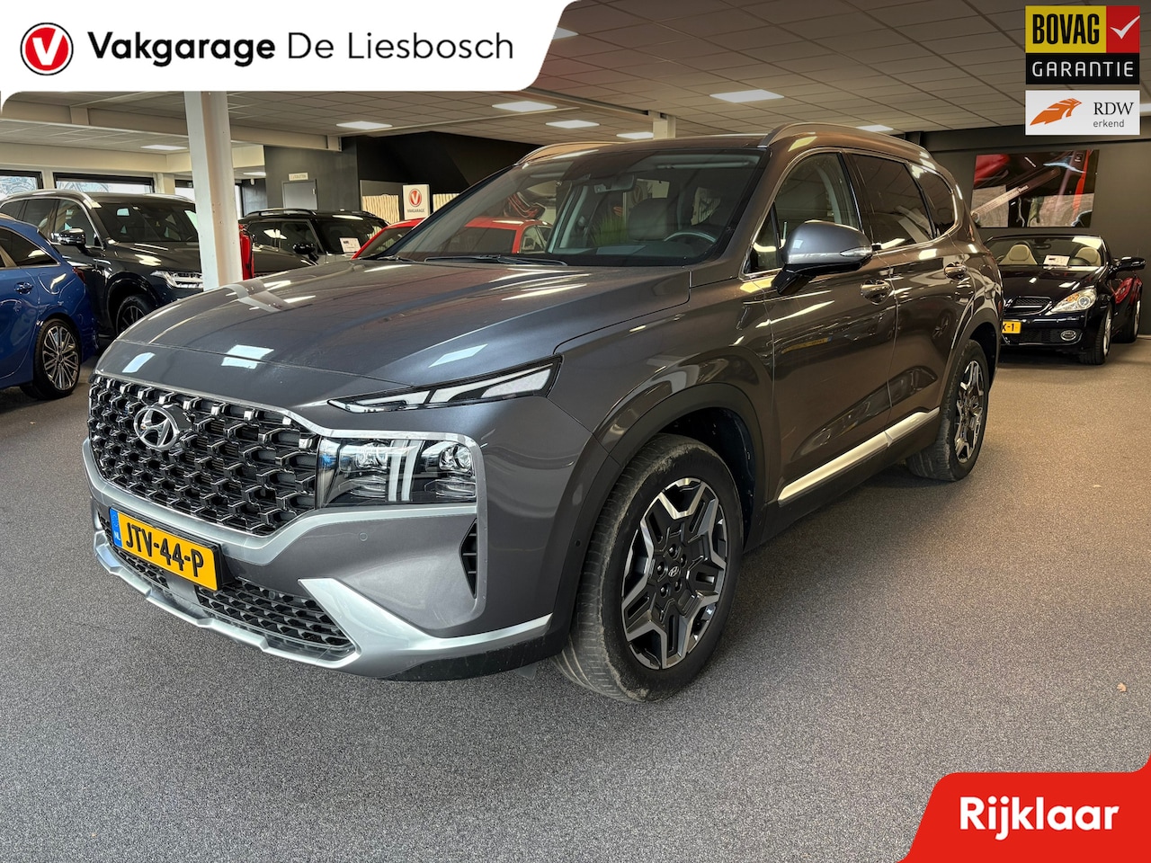 Hyundai Santa Fe - 1.6 T-GDI PHEV Premium Sky 7persoons / leder / head-up / carplay / stoel koeling en verwar - AutoWereld.nl