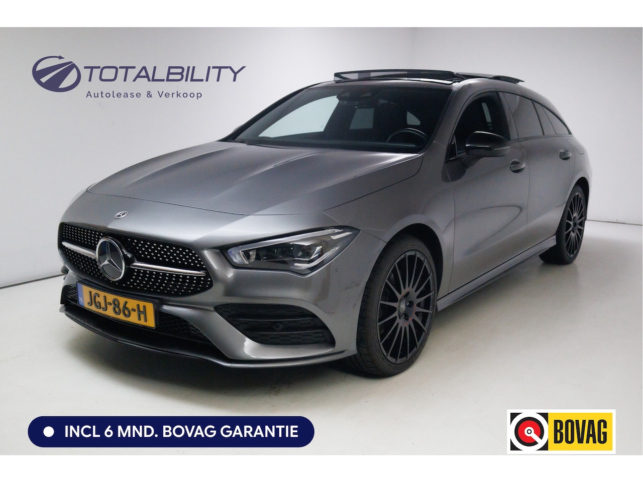 Mercedes-Benz CLA-klasse Shooting Brake - 250 e AMG Line nw. model automaat | Panodak | 19" zomer en winterset | Stoelverw. | Navi | - AutoWereld.nl