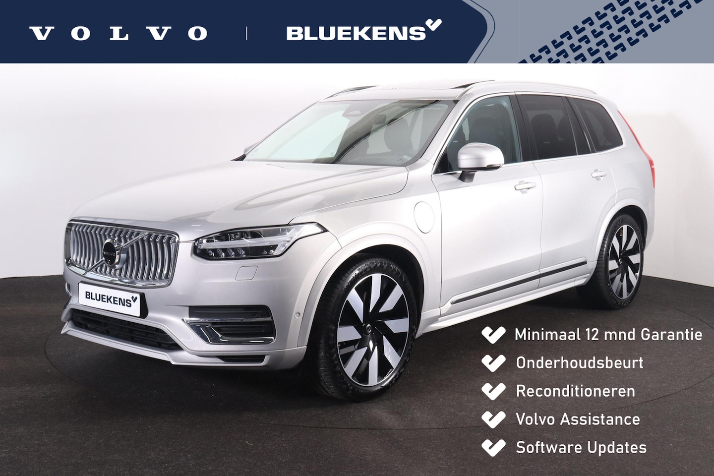 Volvo XC90 - T8 Recharge AWD Plus Bright - Luchtvering - Panorama/schuifdak - IntelliSafe Assist & Surr - AutoWereld.nl