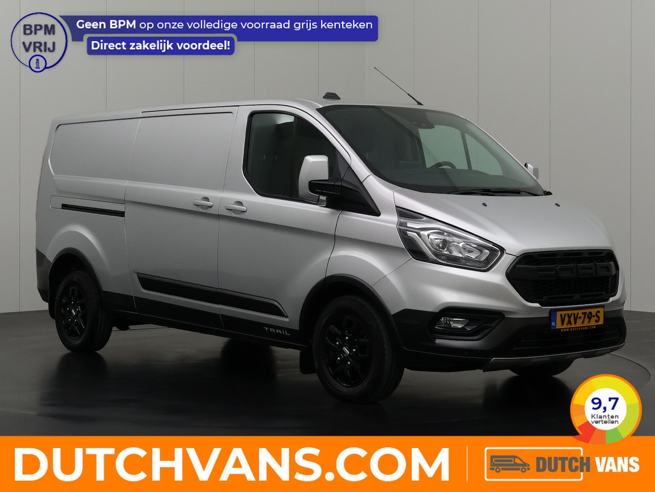 Ford Transit Custom - 130PK L2H1 Trail Limited | 2800Kg Trekhaak | Leder | Camera | Multimedia | 3-Zits - AutoWereld.nl