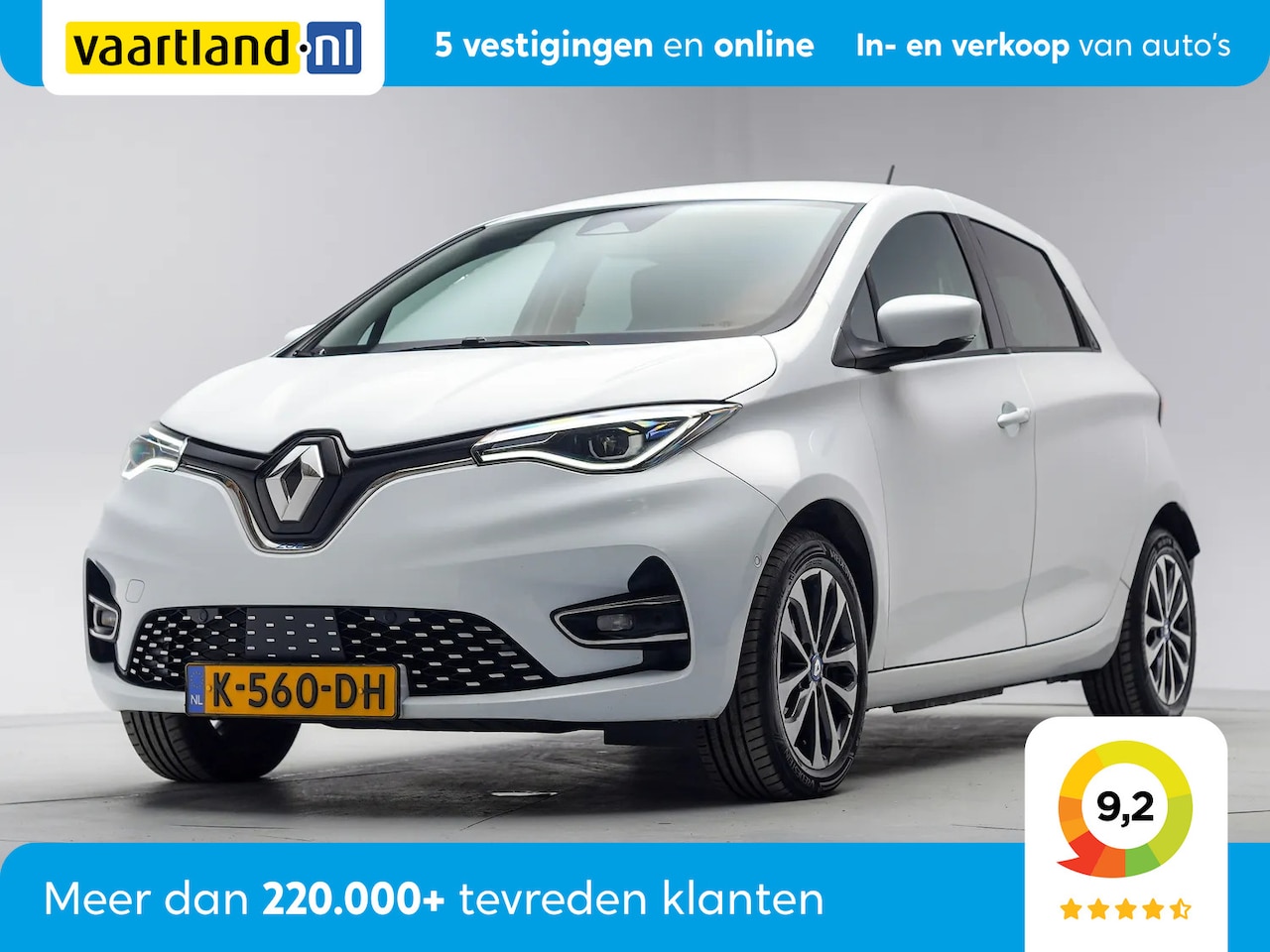Renault Zoe - R135 Intens 52 kWh [ Koopaccu LED Navi Standkachel ] - AutoWereld.nl