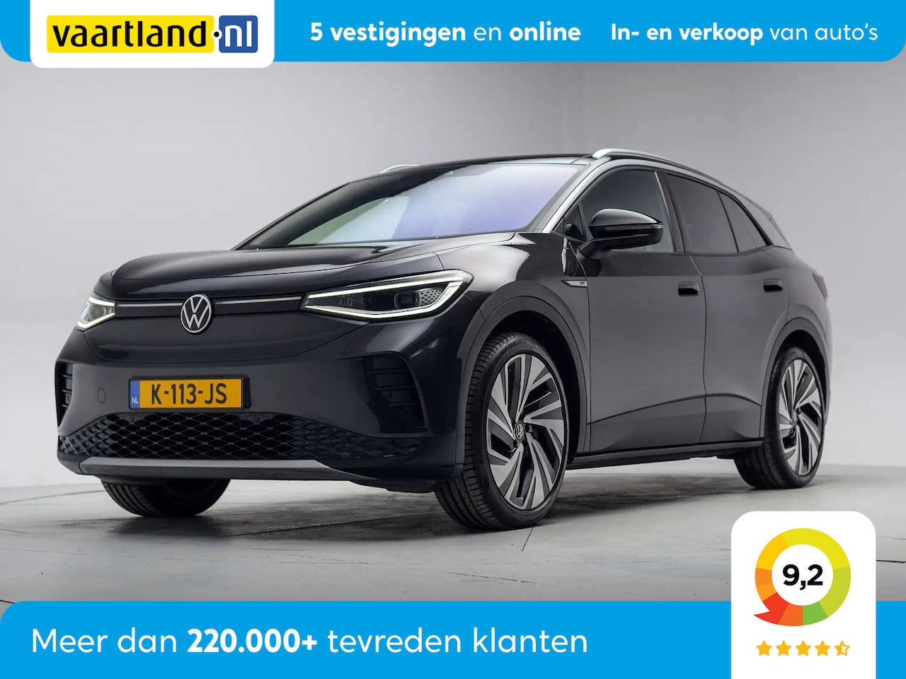 Volkswagen ID.4 - 77 kWh First Max 3-Fase [ Panorama Half-leder Navi Apple/Android ] - AutoWereld.nl
