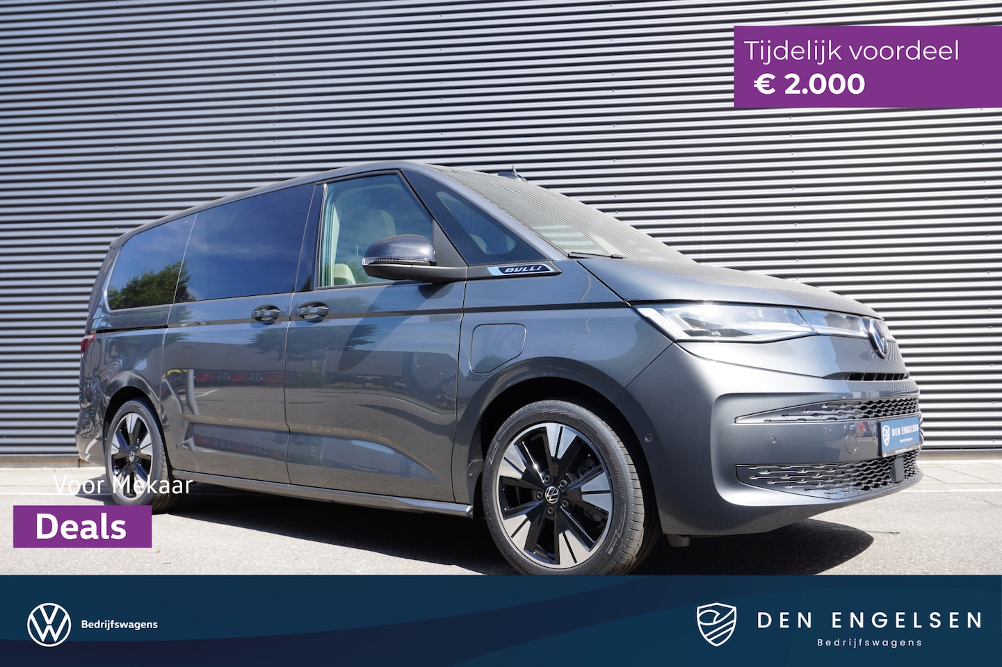 Volkswagen Multivan - 1.5 eHybrid L2 Bulli Edition 4Motion 1.5 eHybrid L2 Bulli Edition 4-Motion, IQ Light koplampen, 7-persoons Vis-a-Vis, Navigatie - AutoWereld.nl