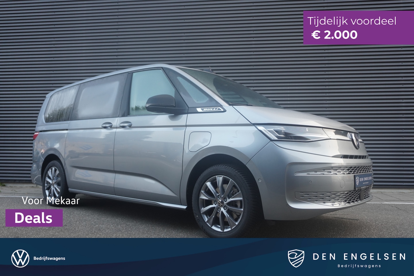 Volkswagen Multivan - 1.5 eHybrid L2 Bulli Edition 4Motion 1.5 eHybrid L2 Bulli Edition 4-Motion, IQ Light koplampen, 7-persoons Vis-a-Vis, Navigatie - AutoWereld.nl