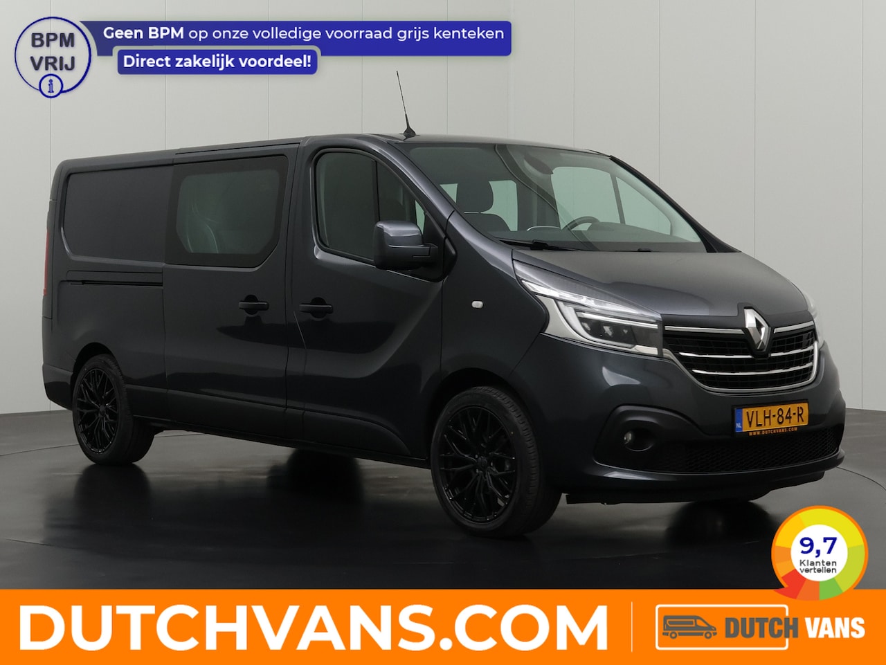 Renault Trafic - 120PK Lang Dubbele Cabine Business | Navigatie | Camera | Airco | Cruise - AutoWereld.nl