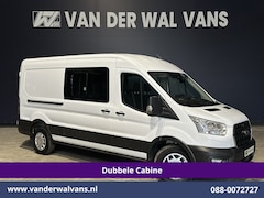 Ford Transit - 2.0 TDCI 170pk L3H2 Dubbele Cabine 3500kg Trekhaak Euro6 Airco | 6-Zits | Camera | Navigat