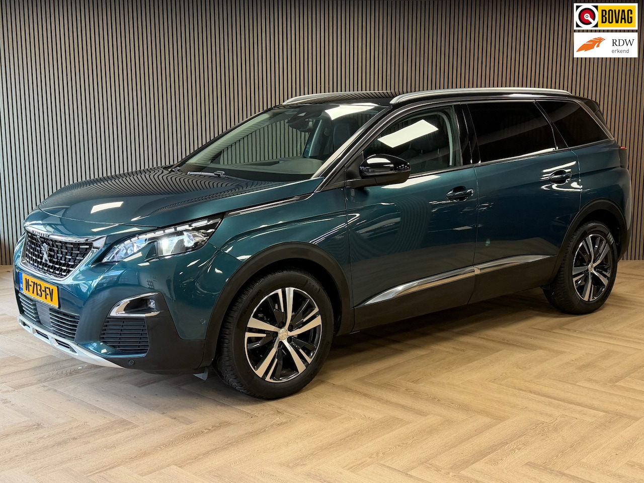Peugeot 5008 - 1.2 PureTech Allure 6Persoons DISTR RIEM VERVANGEN 360 CAMERA PARKEERSENS APPLE CARPLAY KE - AutoWereld.nl