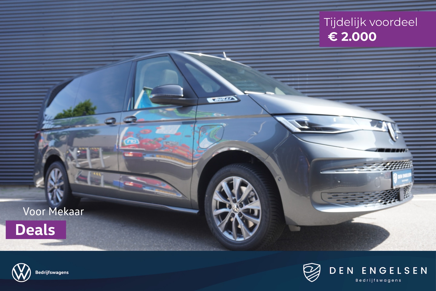 Volkswagen Multivan - 1.5 eHybrid L2 Bulli Edition 4Motion 1.5 eHybrid L2 Bulli Edition 4-Motion, IQ Light koplampen, 7-persoons Vis-a-Vis, Navigatie - AutoWereld.nl