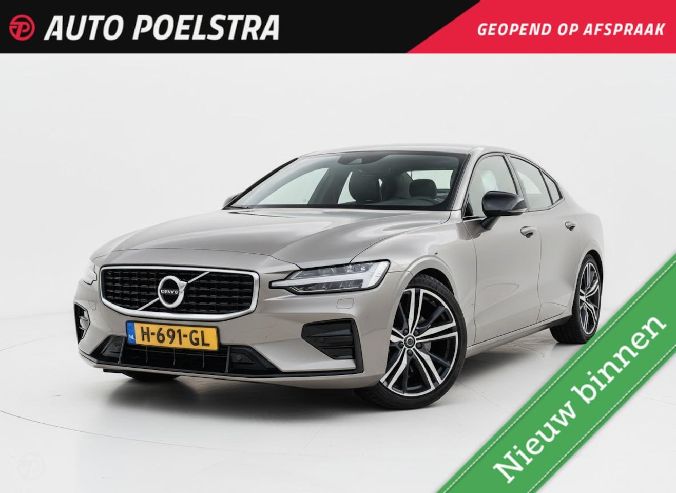 Volvo S60 - 2.0 T4 R-Design 191 PK Automaat ACC Memory LED Keyless Navigatie Apple CarPlay Android Aut - AutoWereld.nl