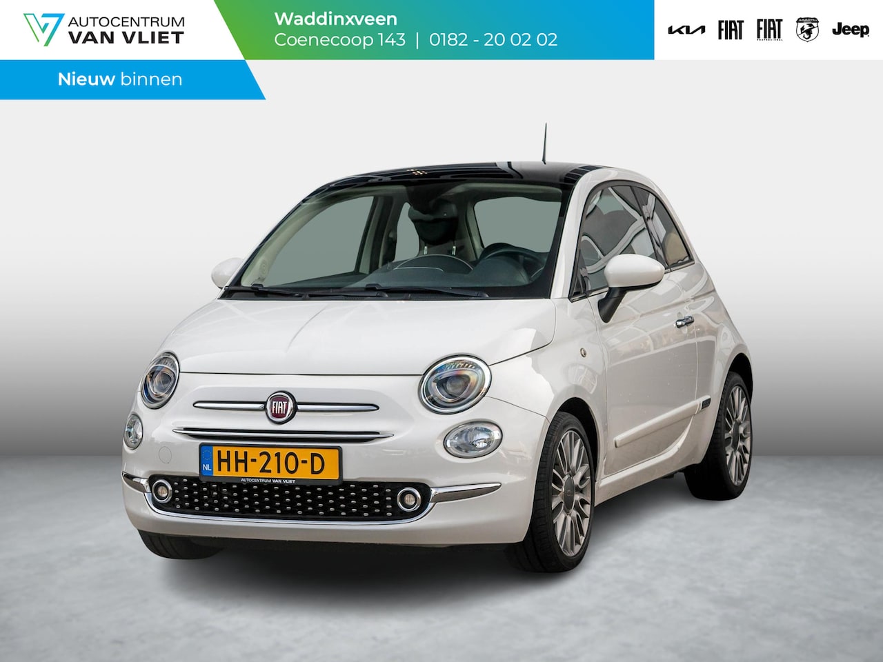 Fiat 500 - TwinAir Turbo Lounge | Panoramadak l Navi l PDC l Clima | Pack Style | Pack Business - AutoWereld.nl