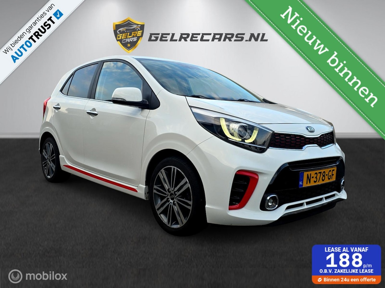 Kia Picanto - 1.2 CVVT GT-Line TOPSTAAT - AutoWereld.nl
