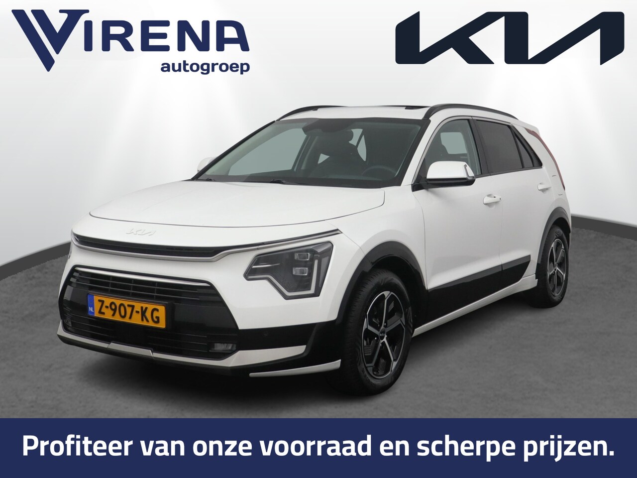 Kia Niro - 1.6 GDi Hybrid DynamicPlusLine Automaat - Trekhaak - All Season - Schuif-/kanteldak - Stoe - AutoWereld.nl