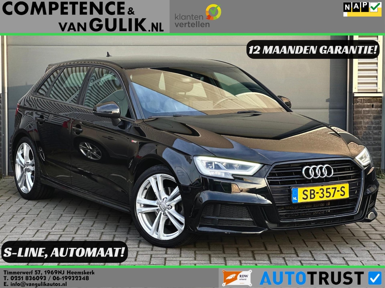 Audi A3 Sportback - 1.0 TFSI Sport S Line Edition | S-Line | Cruise control | Navigatie | LED | - AutoWereld.nl