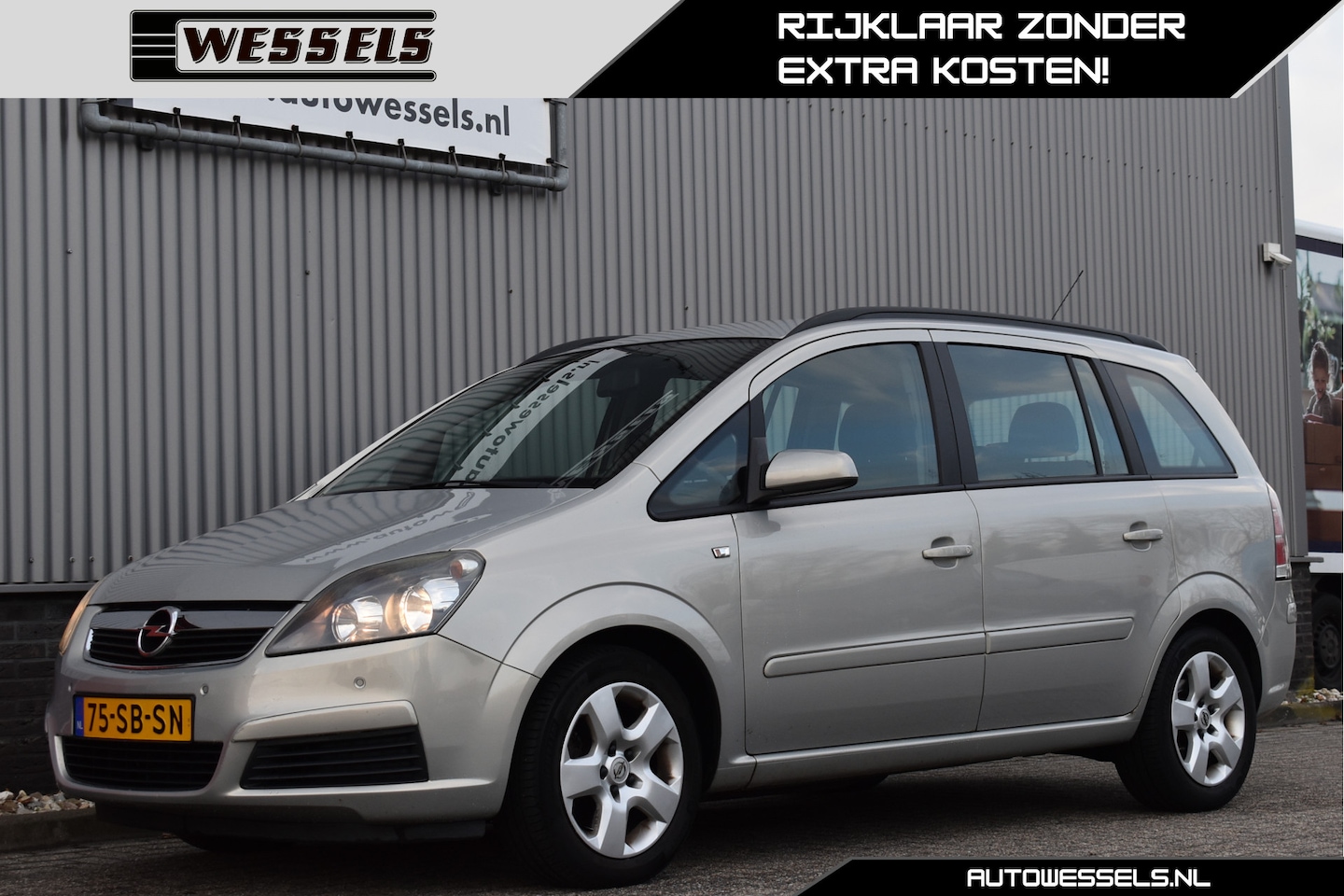 Opel Zafira - 2.2 Enjoy Automaat, 7 pers, Cruise, Climatronic, Radio, Elek. ramen, Orgineel NL - AutoWereld.nl