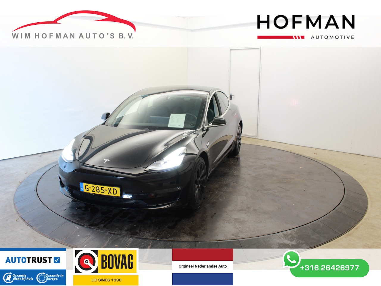 Tesla Model 3 - Long Range RWD Long Range AWD 75 kWh TuningPakket Tesla + Full self Driving Full Option Camera Leder Pano - AutoWereld.nl