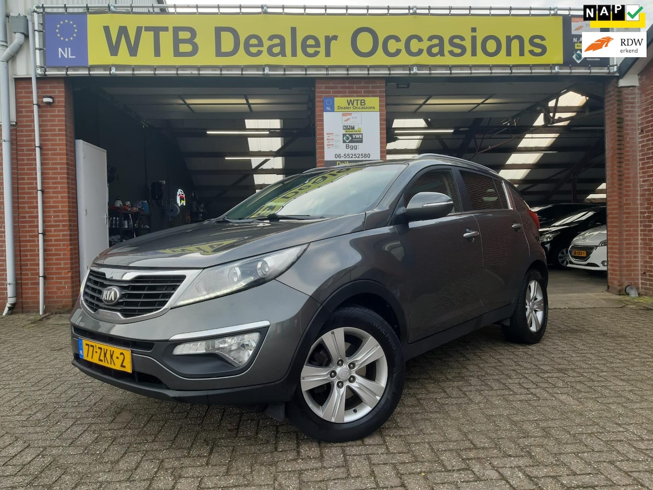 Kia Sportage - 1.6 GDI Plus Pack 1.6 GDI Plus Pack, SUV, 1e eigenaar, dealer onderhouden, Airco - AutoWereld.nl