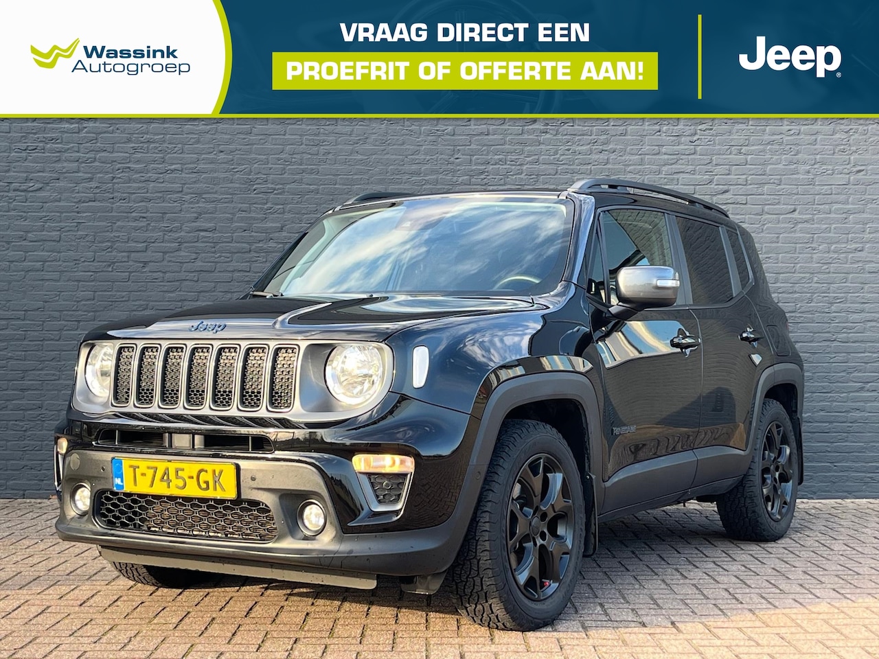 Jeep Renegade - 1.3T 4xe 240pk Plug-in Hybrid 4WD Aut S I Stoelverwarming I Stuurverwarming I Navigatie I - AutoWereld.nl