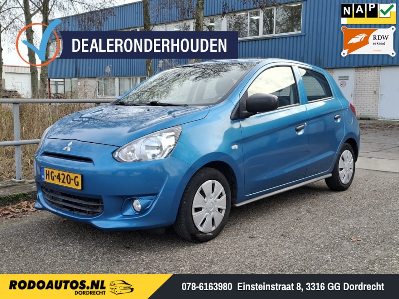 Mitsubishi Space Star - 1.0 Inform 5-Drs Airco/Boekjes 130dkm ✅ - AutoWereld.nl