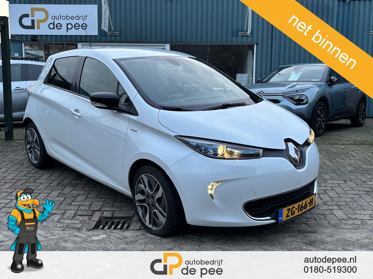 Renault Zoe - R110 Limited 41 kWh GARANTIE/INCL.ACCU/CRUISE/STOELVERW./NAVI/CAMERA/LEDER/NAVI rijklaarpr - AutoWereld.nl