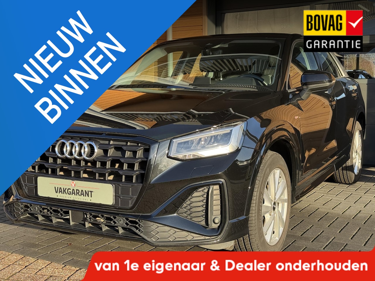 Audi Q2 - 35 TFSI S-line,Cam,Carpl,Navi,Cruise,Leer - AutoWereld.nl
