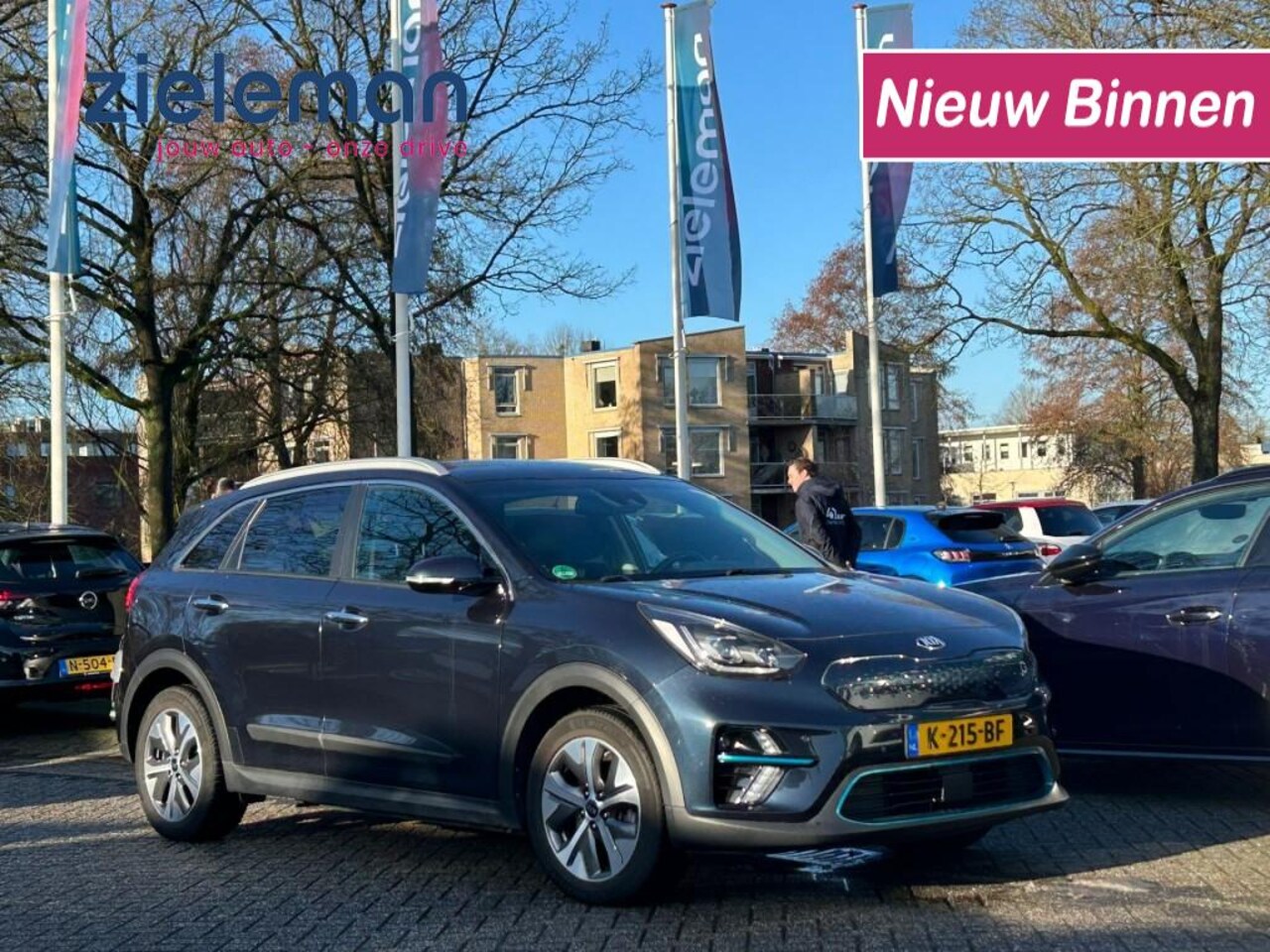 Kia Niro - ExecutiveLine 64 kWh Fase 3 - Carplay, Camera, Leer, Stoelverw. Trekhaak, SOH 97% - AutoWereld.nl