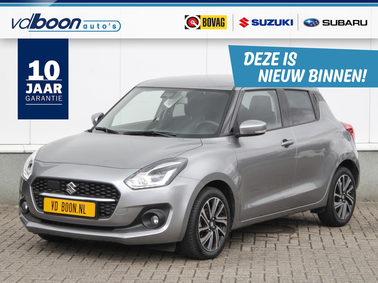 Suzuki Swift - 1.2 Style Smart Hybrid Automaat | Navi | Adap. Cruise | Clima | Camera | Lm-Velgen - AutoWereld.nl