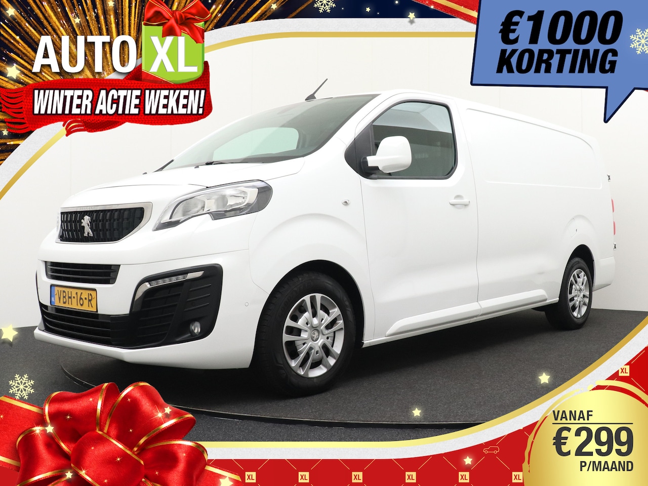 Peugeot Expert - 2.0 150PK Long Premium L3 Camera Trekhaak Half-Leder Carplay - AutoWereld.nl