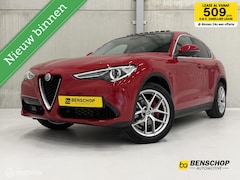 Alfa Romeo Stelvio - 2.0 T AWD First Edition Alfa Rosso Panodak Leer Navi Memory 20 inch
