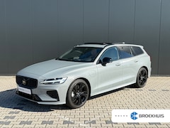 Volvo V60 - T6 Plug-in hybrid AWD Ultra Dark | Massage | Panoramadak | Heico | Styling Kit | 360 Camer