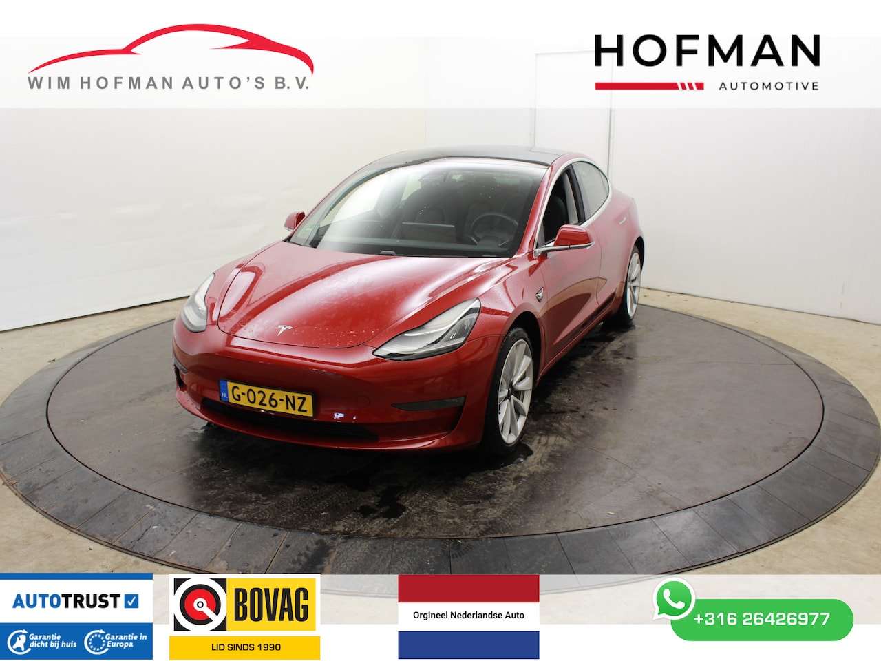 Tesla Model 3 - Long Range RWD Long Range AWD 75 kWh SOH 86% 19" Top staat Autopilot FSD Comp Leder Camera Panodak - AutoWereld.nl