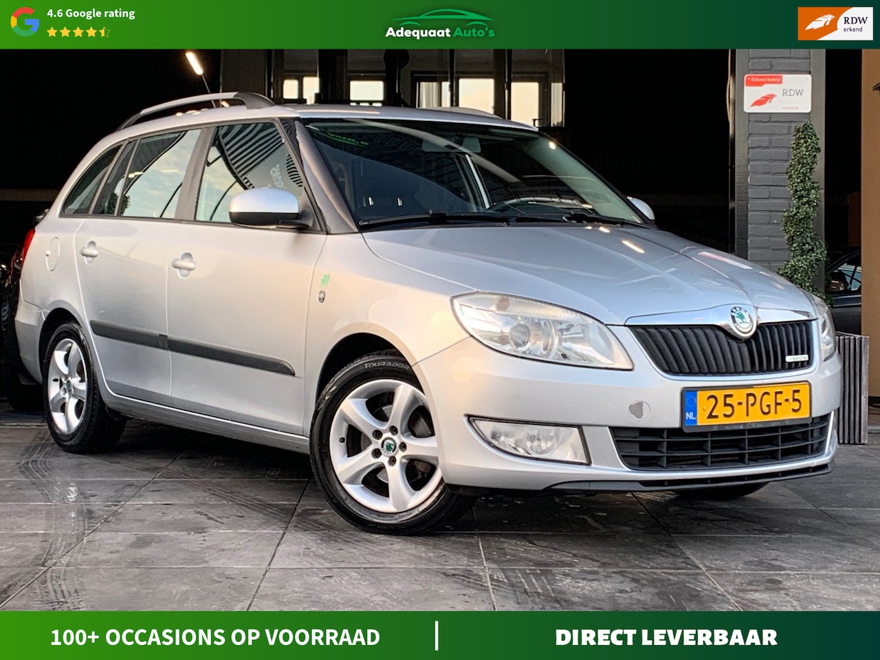 Skoda Fabia Combi - 1.2 TDI Greenline|Airco|Cruise|Trekhaak - AutoWereld.nl