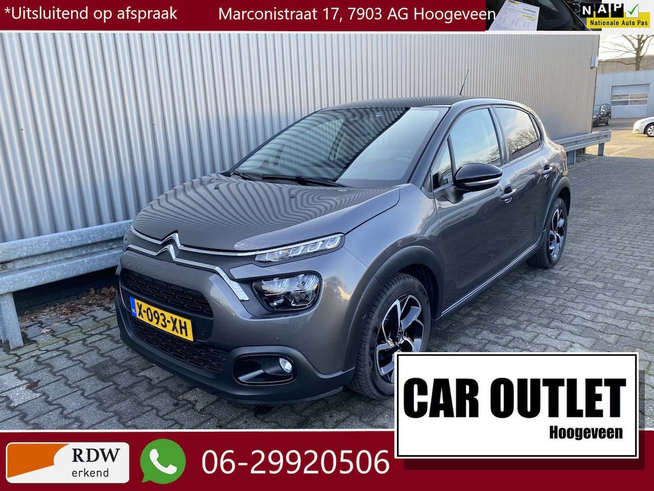 Citroën C3 - 1.2 PureTech Shine 53Dkm, Clima, Navi, CC, PDC & Cam. LM, – Inruil Mogelijk – - AutoWereld.nl