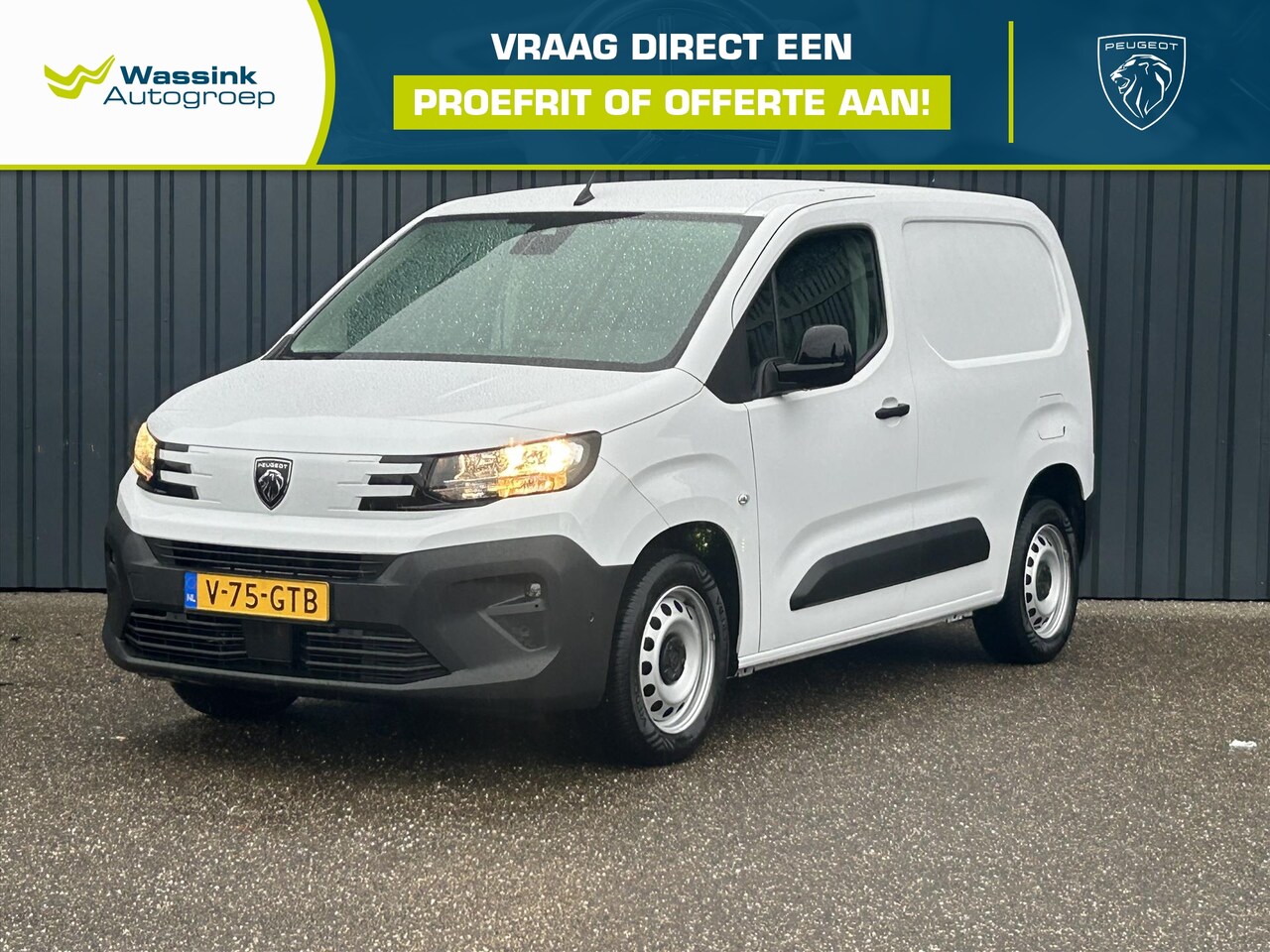 Peugeot Partner - 1.5 BlueHDi 100pk S&S L1|Surround rear view|Trekhaak|navigatie - AutoWereld.nl