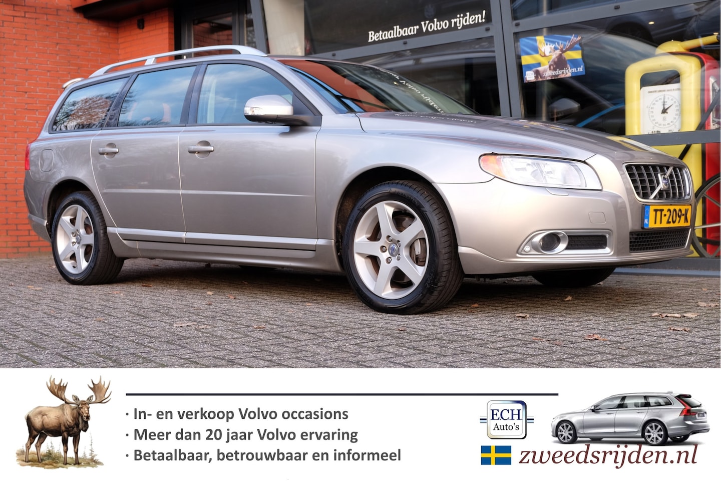 Volvo V70 - 2.5T 200 pk Aut. Leer, nette staat! - AutoWereld.nl