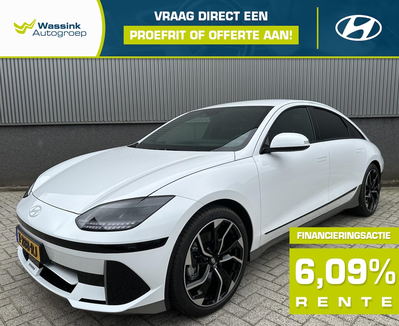 Hyundai IONIQ 6 - 77,4 kWh 229pk RWD Connect | DEMO DEALS | Launch Pack | 800V ultrasnelladen | Standaard ri - AutoWereld.nl