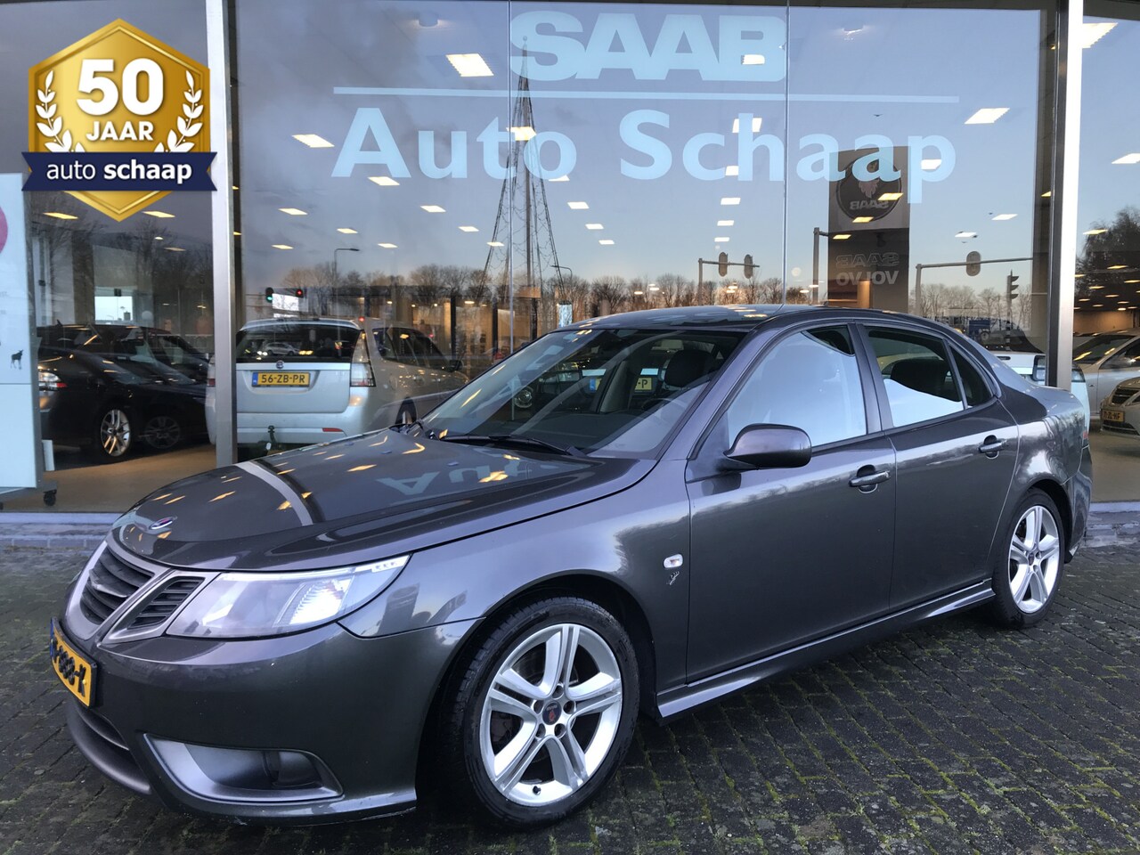 Saab 9-3 - Sedan 1.9 TTiD Vector TX | Rijklaar | Hirsch 200 pk Carbon Aero lederen bekleding - AutoWereld.nl
