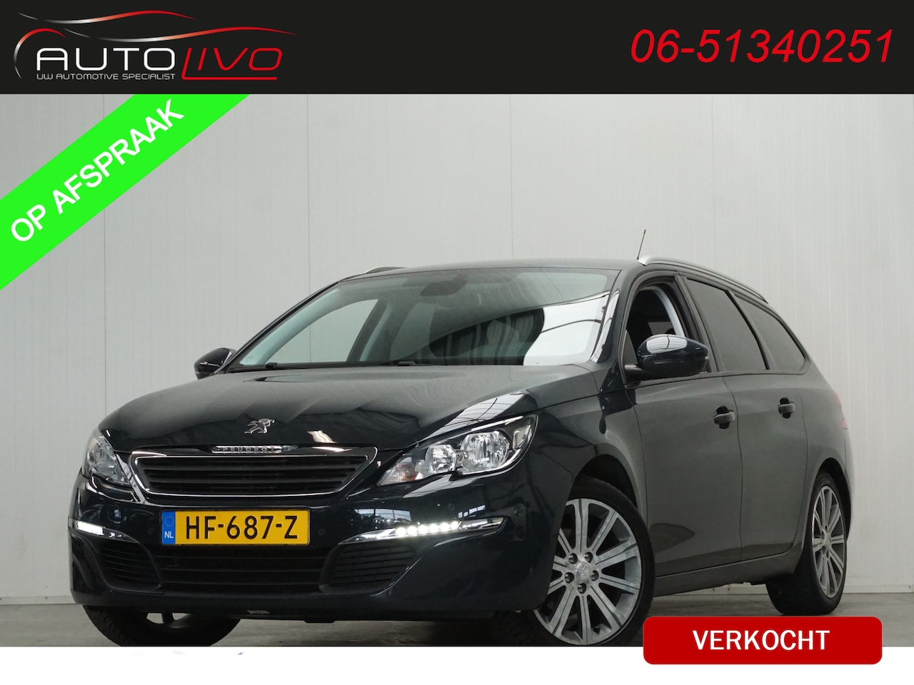 Peugeot 308 SW - 1.2 PureTech Active 130 PK! NAVI CLIMA PDC CRUISE TREKHAAK etc. - AutoWereld.nl