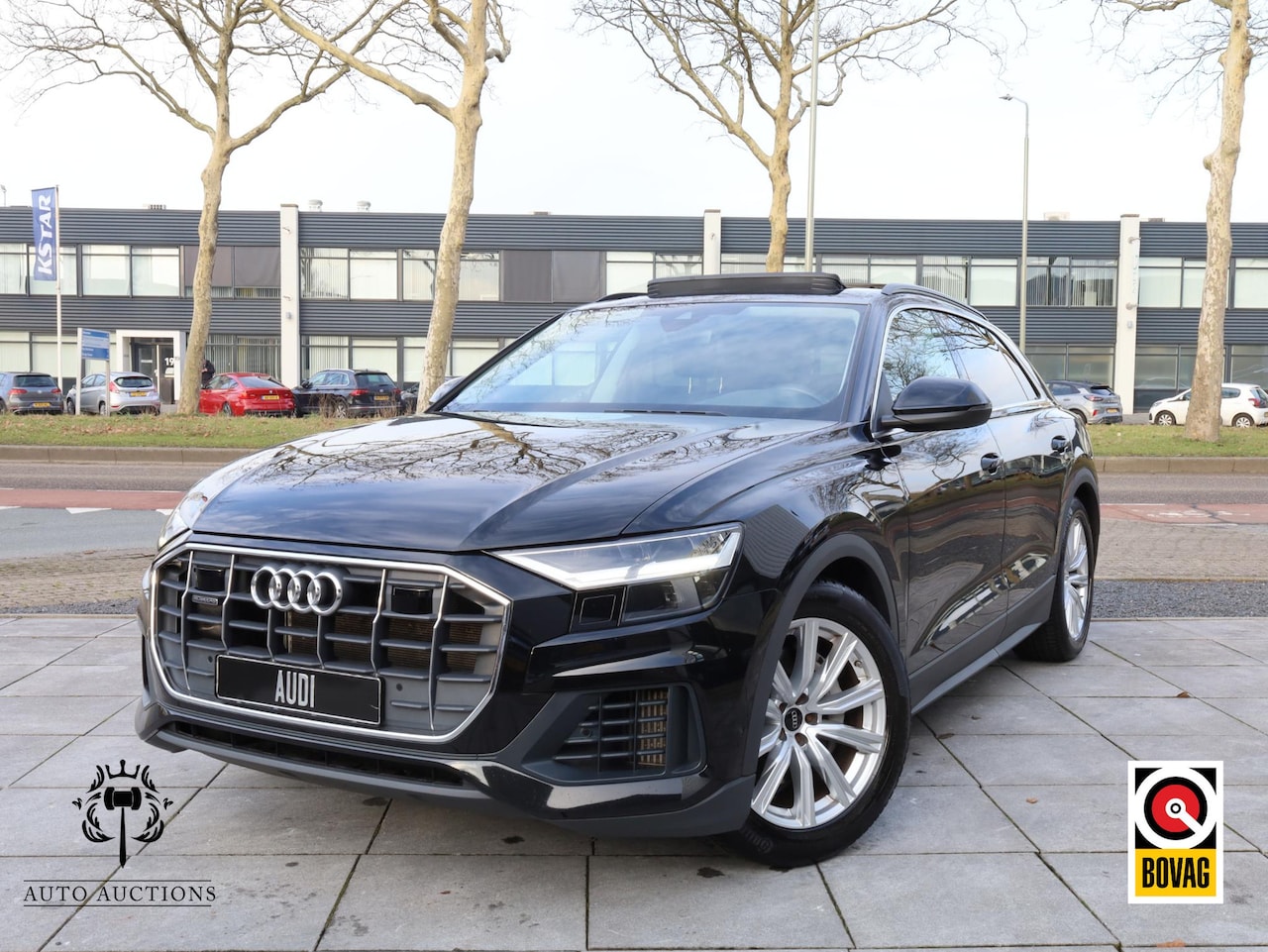 Audi Q8 - 55 eTFSI Quattro 340PK | Panodak | Vol Leer | Keyless | Camera | Memory 2X | Elektrische k - AutoWereld.nl