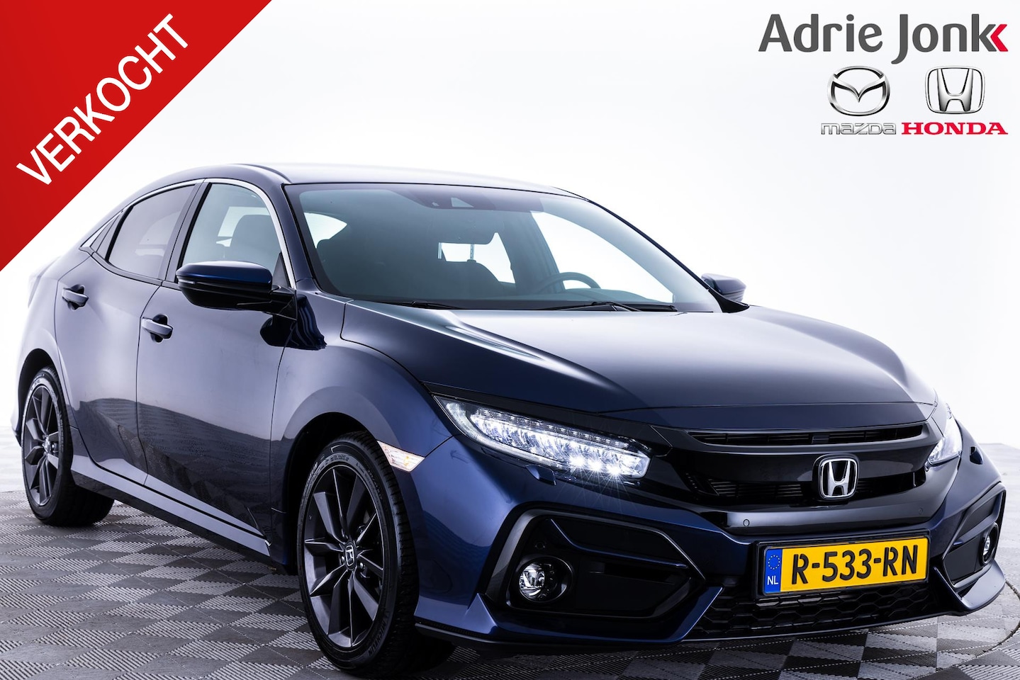 Honda Civic - 1.0 i-VTEC Elegance | Adapaptive Cruise Control | Rijstrookbegeleiding | Parkeersensoren V - AutoWereld.nl