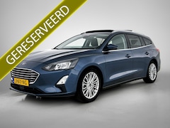 Ford Focus Wagon - 1.0 124PK Hybrid Titanium X Business / Panoramadak / Airco-ecc./ Xenon / Radio multimedia