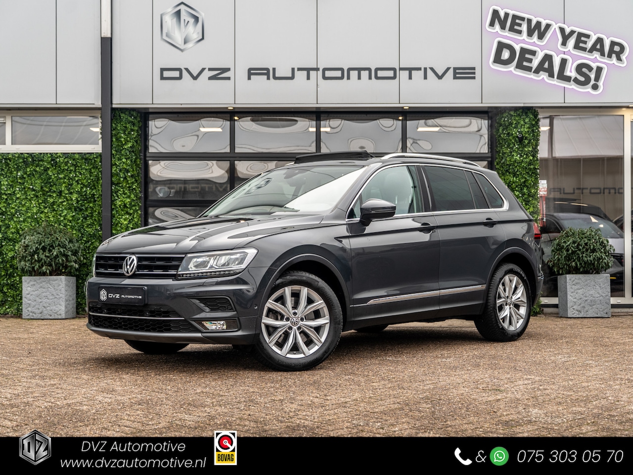 Volkswagen Tiguan - 2.0 TSI 4Motion Highline | Pano | Leder | Camera | Memory - AutoWereld.nl
