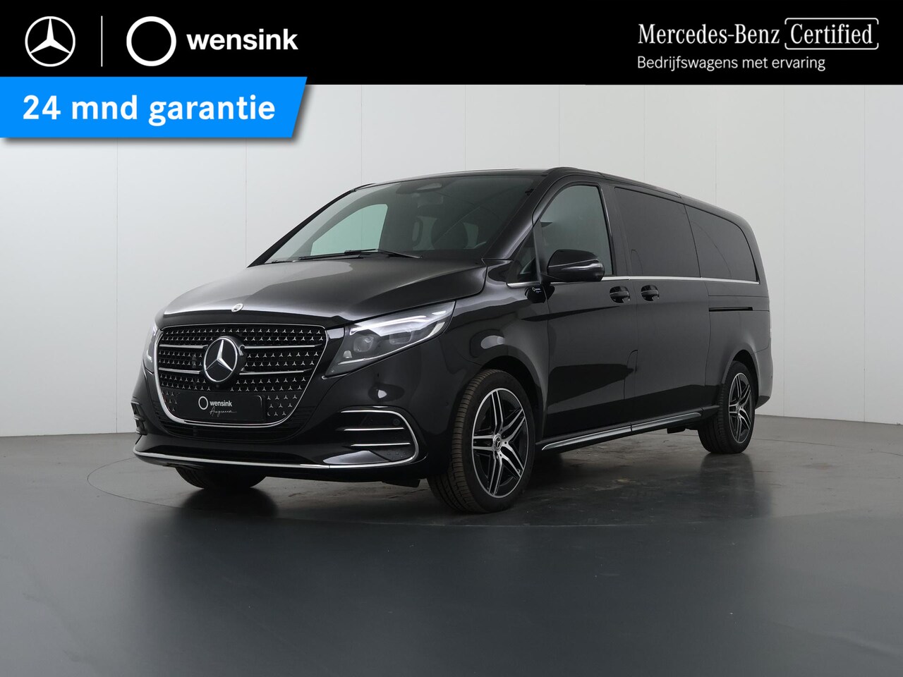 Mercedes-Benz V-klasse - 300d | XL L3 | AMG | 4-MATIC | Dubbele Cabine | 360 CAMERA | DISTRONIC PLUS | LEDER ZWART - AutoWereld.nl
