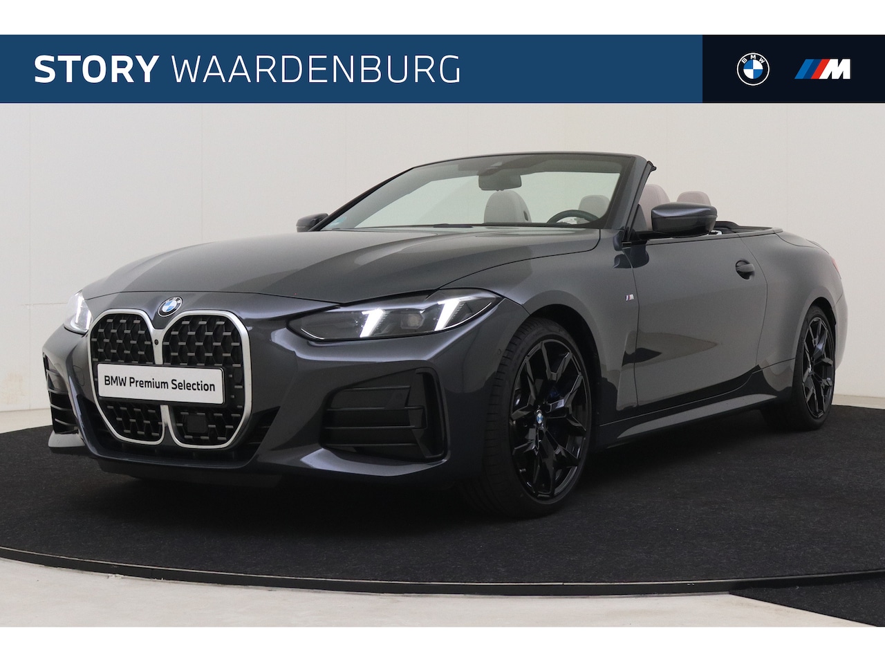 BMW 4-serie Cabrio - 420i High Executive M Sport Automaat / M Adaptief onderstel / Stuurverwarming / Comfort Ac - AutoWereld.nl
