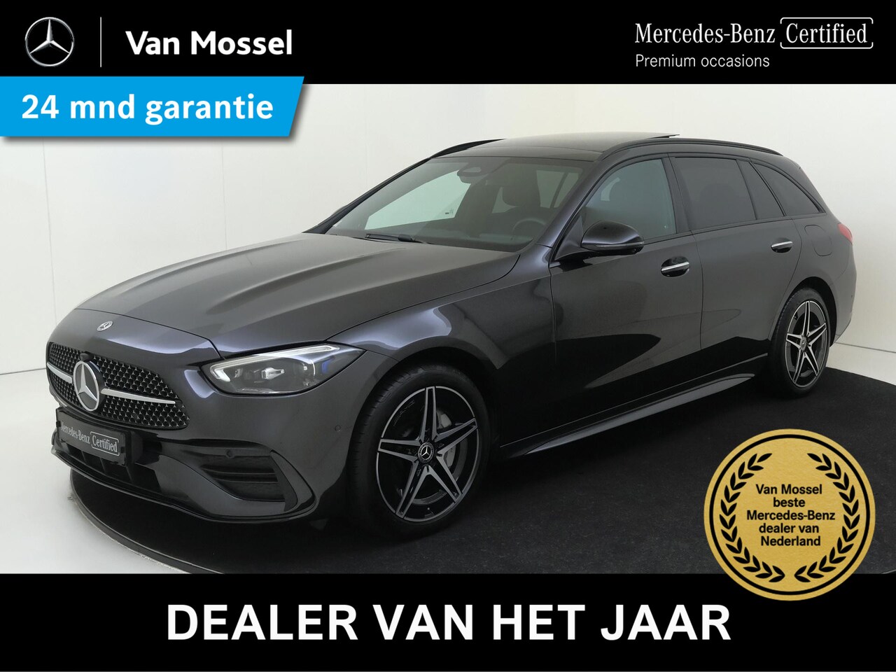 Mercedes-Benz C-klasse Estate - 300 e Star Edition / AMG/ Premium Plus/ Head Up/ Massage/ Panoramadak/ Night - AutoWereld.nl