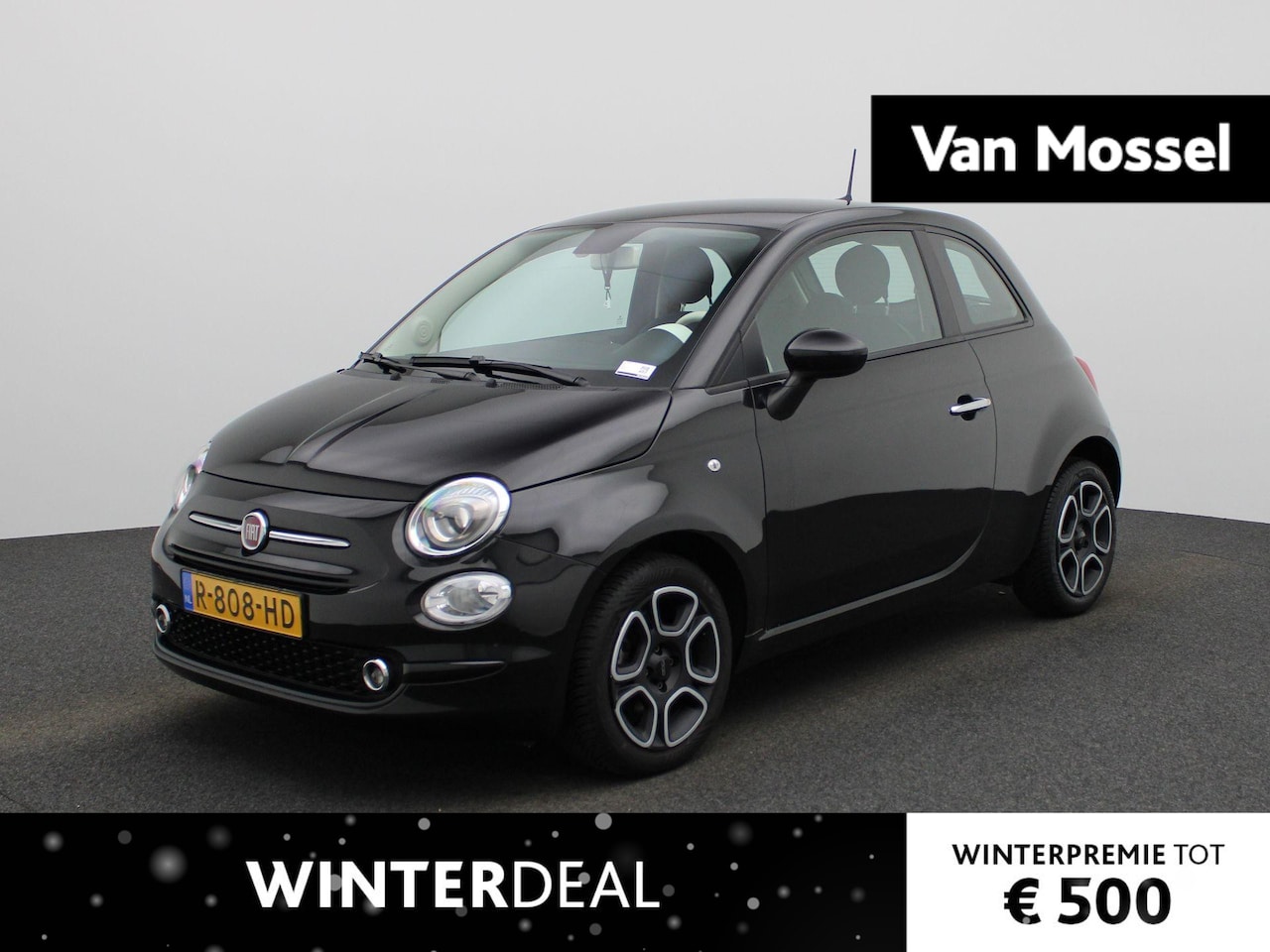 Fiat 500 - 1.0 Hybrid Club | APPLE CARPLAY | CRUISE CONTROL | AIRCO | MULTIFUNCTIONEEL STUURWIEL | - AutoWereld.nl